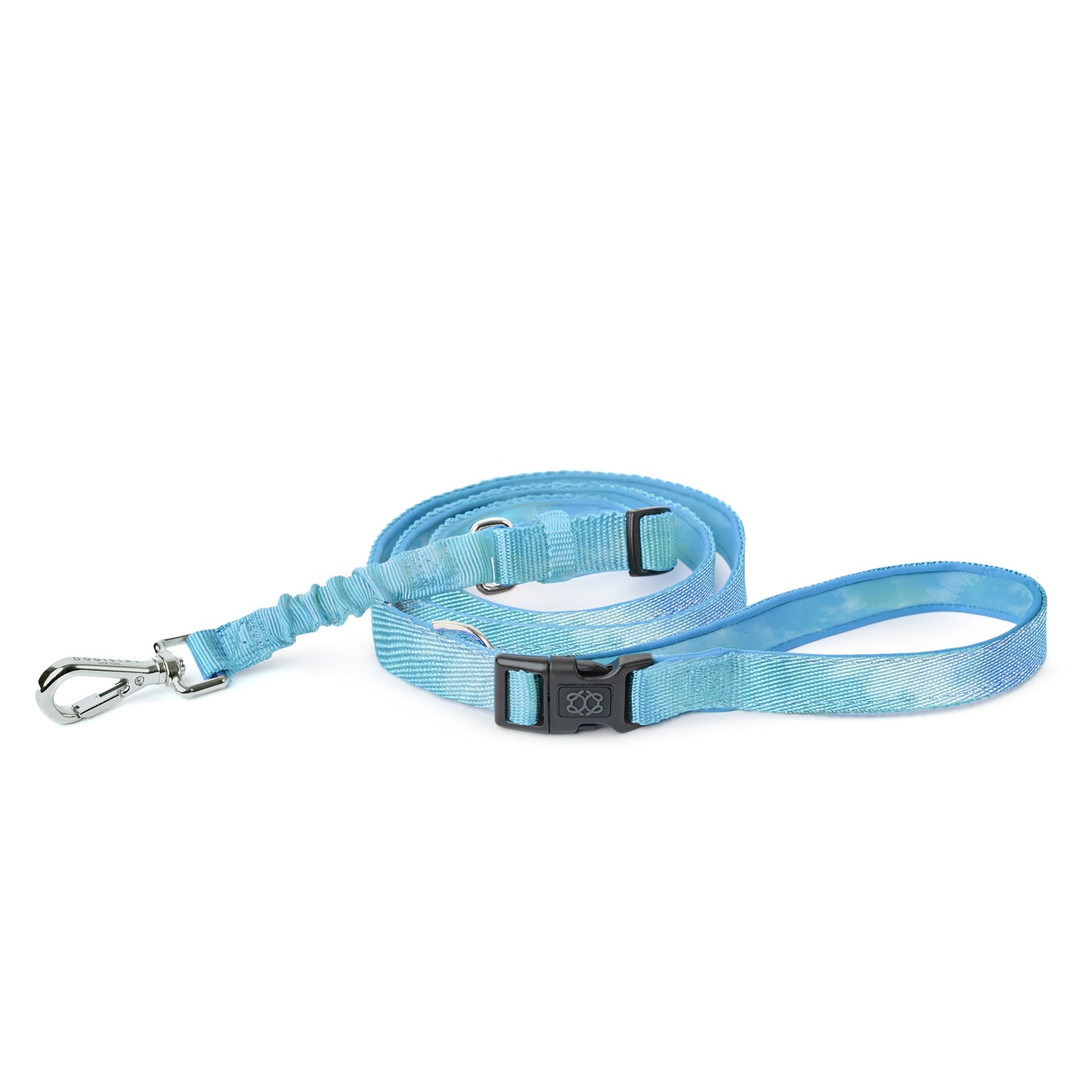 3-in-1 City Dog Leash “Ocean” – Adjustable 2–5 ft Hands-Free Lead, Moisture-Wicking & Fast-Drying, Award-Winning Design