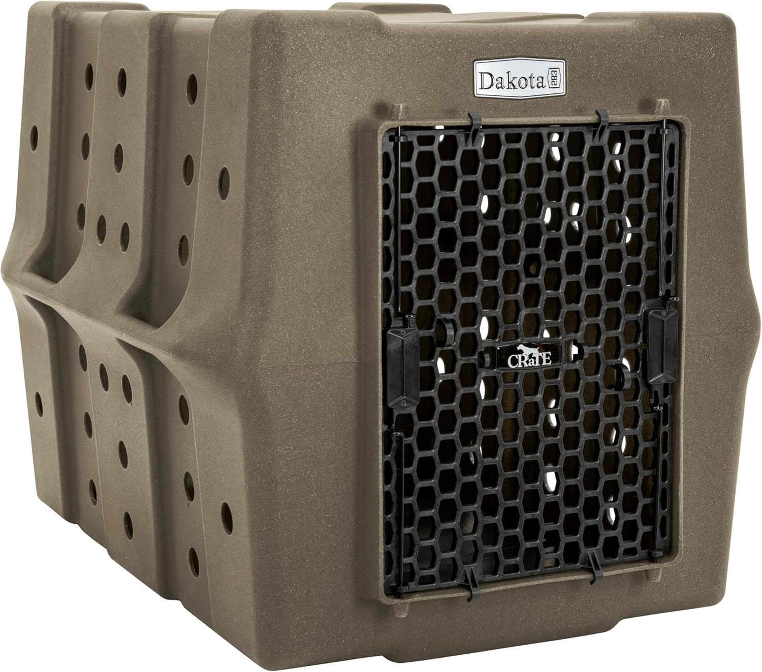 Dakota 283 CRaTE Dog Kennel – Canine Rough and Tough Economy Series – Intermediate, Large & X-Large – Dark Granite, Coyote Granite, Olive, Orange & Sandstone