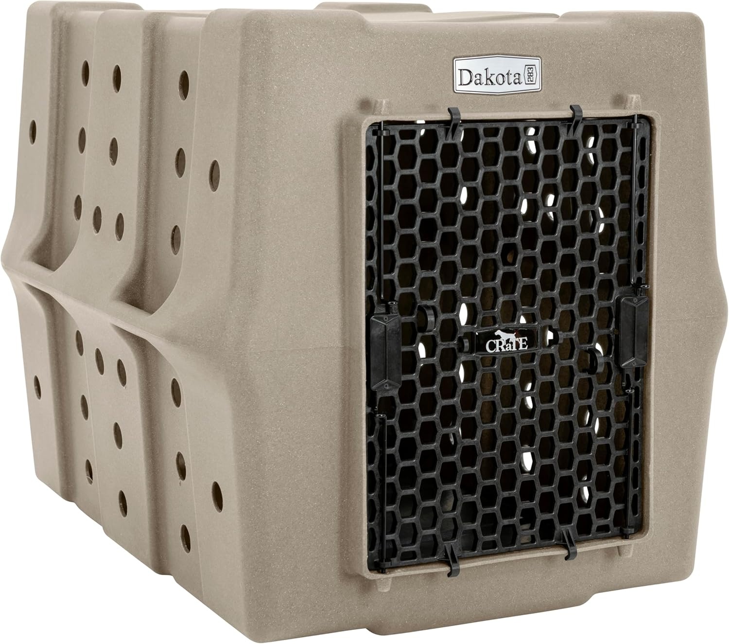Dakota 283 CRaTE Dog Kennel – Canine Rough and Tough Economy Series – Intermediate, Large & X-Large – Dark Granite, Coyote Granite, Olive, Orange & Sandstone