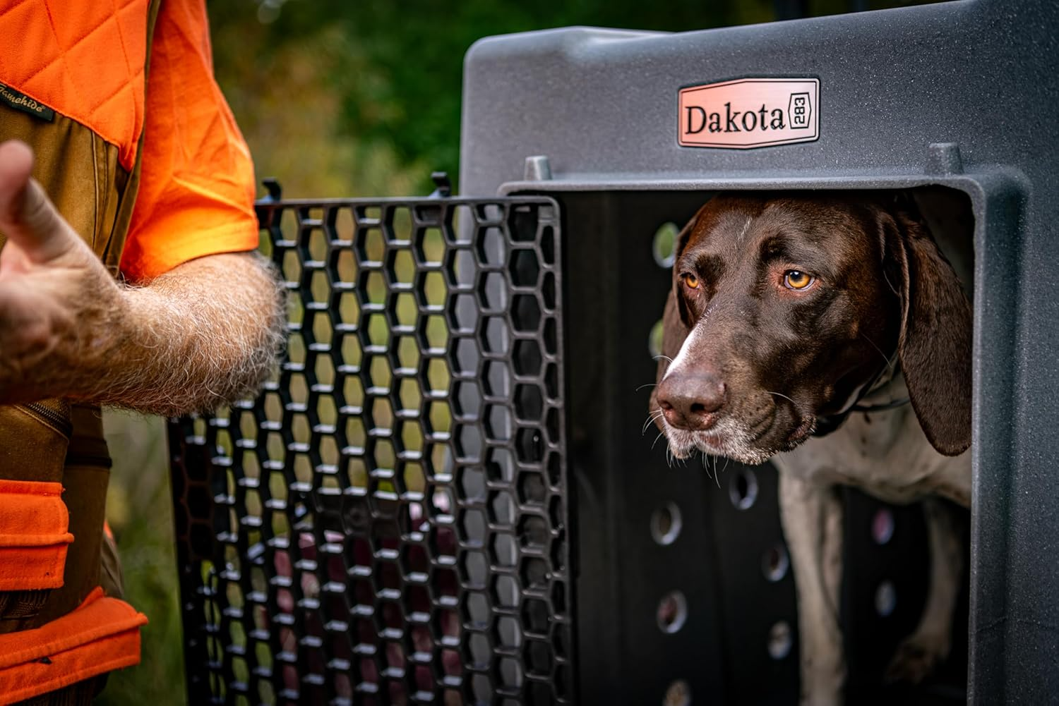 Dakota 283 CRaTE Dog Kennel – Canine Rough and Tough Economy Series – Intermediate, Large & X-Large – Dark Granite, Coyote Granite, Olive, Orange & Sandstone