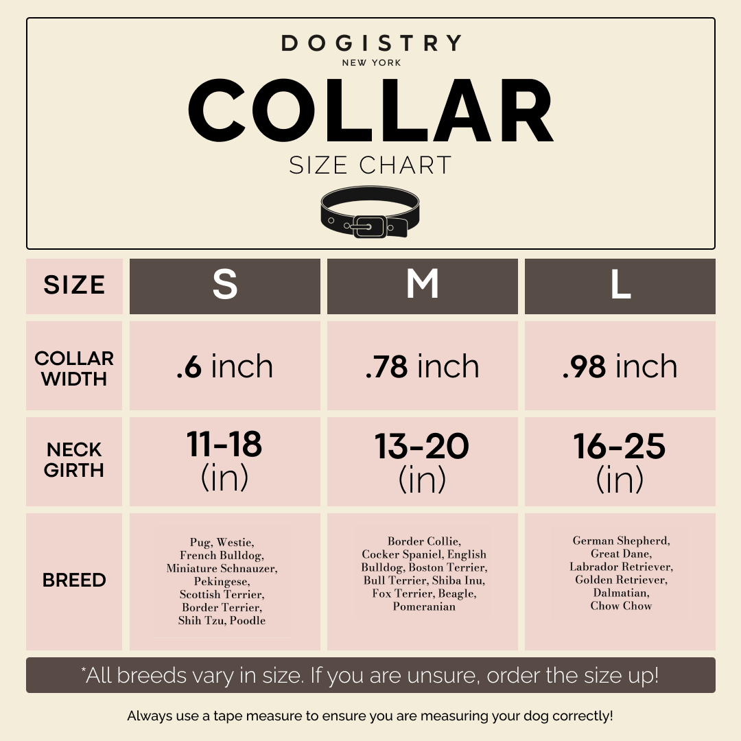 Dogistry City Dog Collar – Rockstar Black with Soft Padded Neoprene and Exclusive Dogistry Fabric, Adjustable Luxury Design for All Breeds