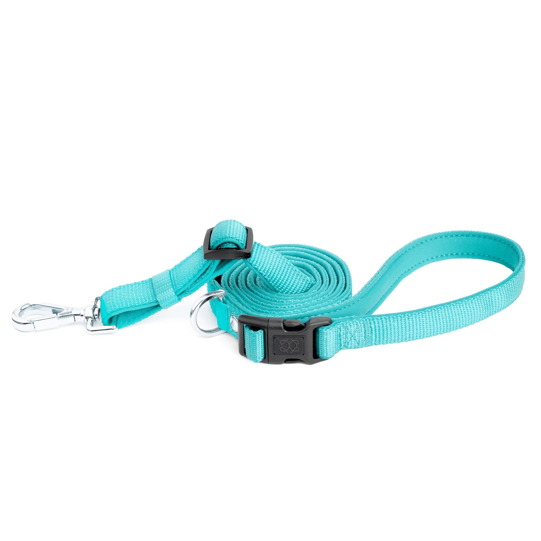 Dogistry City Adjustable-Length Hands-Free Dog Leash – Fifth Avenue Blue with 2–5 ft Range, Dual Width Options, and Award-Winning Comfort Design