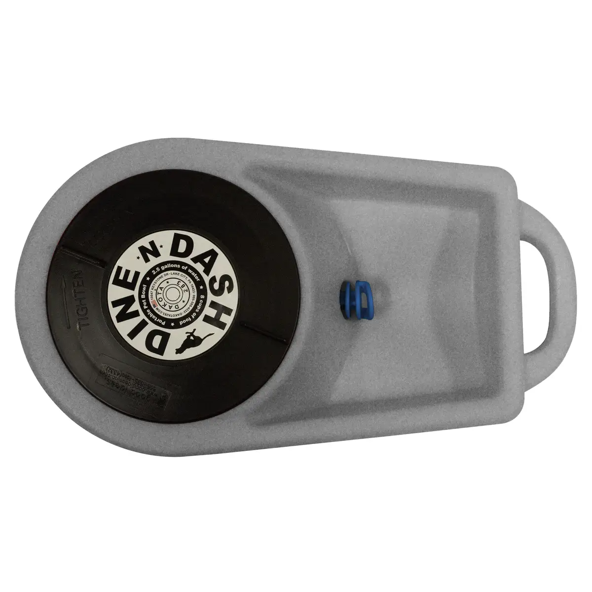 Dakota 283 Dine N Dash Dog Feeding System with Dakota Guard Antimicrobial – Coyote Granite, Dark Granite, Olive & Orange