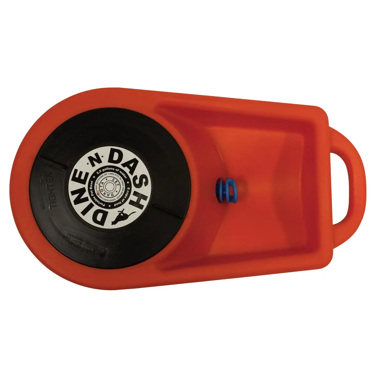 Dakota 283 Dine N Dash Dog Feeding System with Dakota Guard Antimicrobial – Coyote Granite, Dark Granite, Olive & Orange