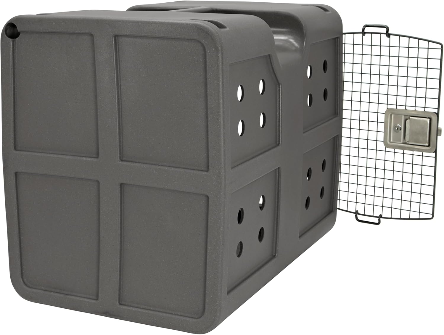 Dakota 283 G3 Medium Framed Door Dog Kennel with Dakota Guard Antimicrobial – Coyote Granite & Dark Granite