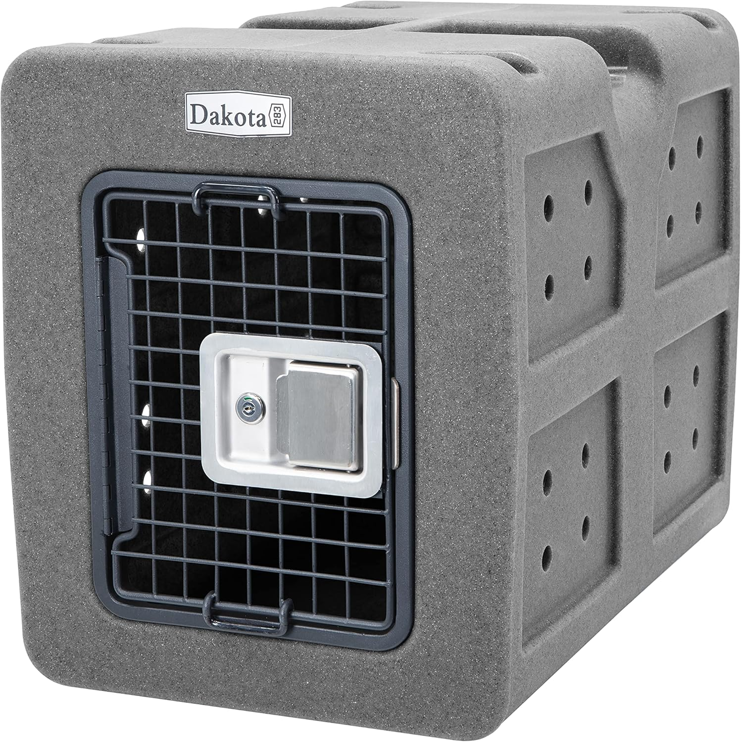 Dakota 283 G3 Small Framed Door Dog Kennel with Dakota Guard Antimicrobial – Coyote Granite & Dark Granite