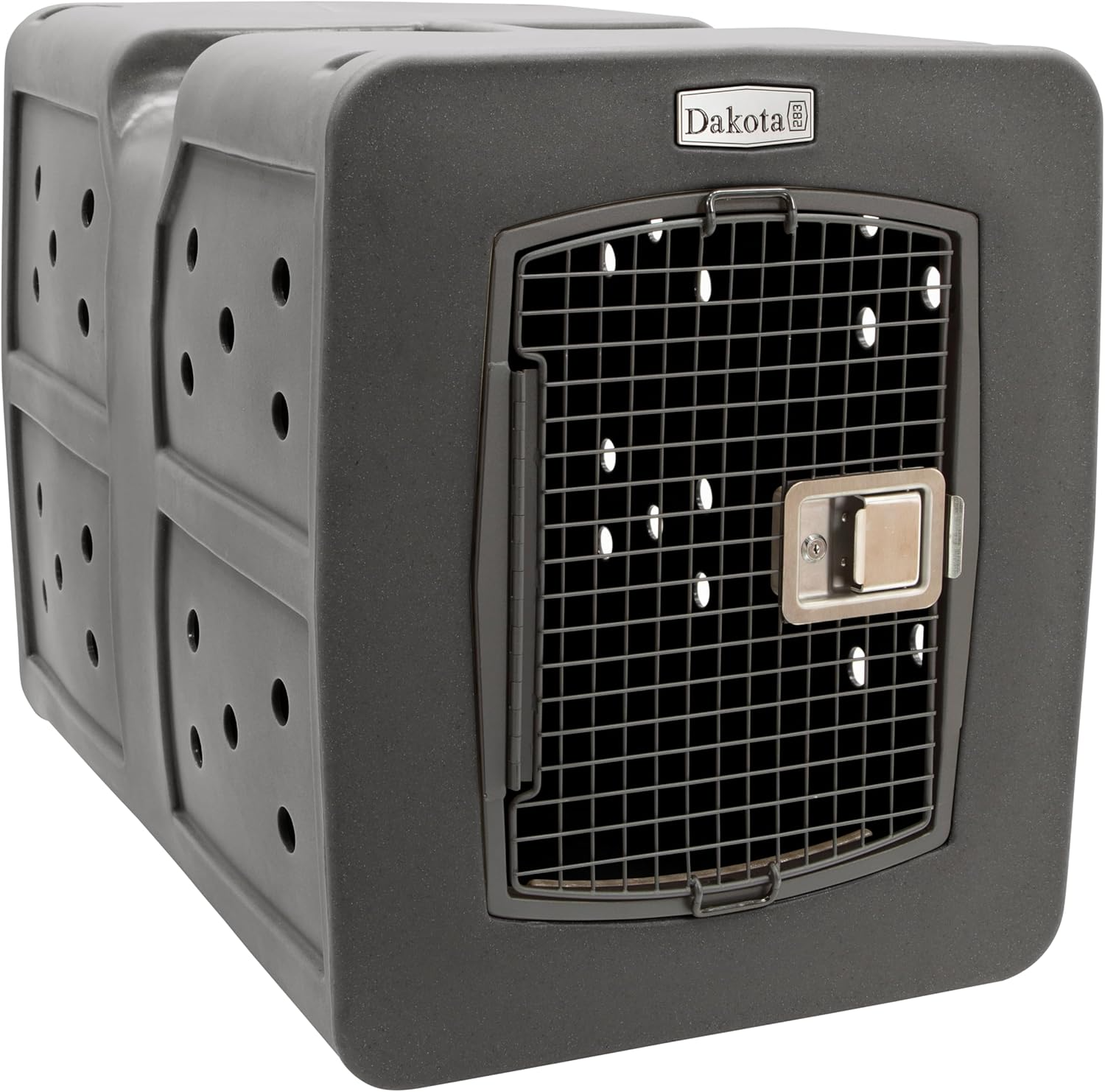 Dakota 283 G3 X-Large Framed Door Dog Kennel with Dakota Guard Antimicrobial – Coyote Granite & Dark Granite