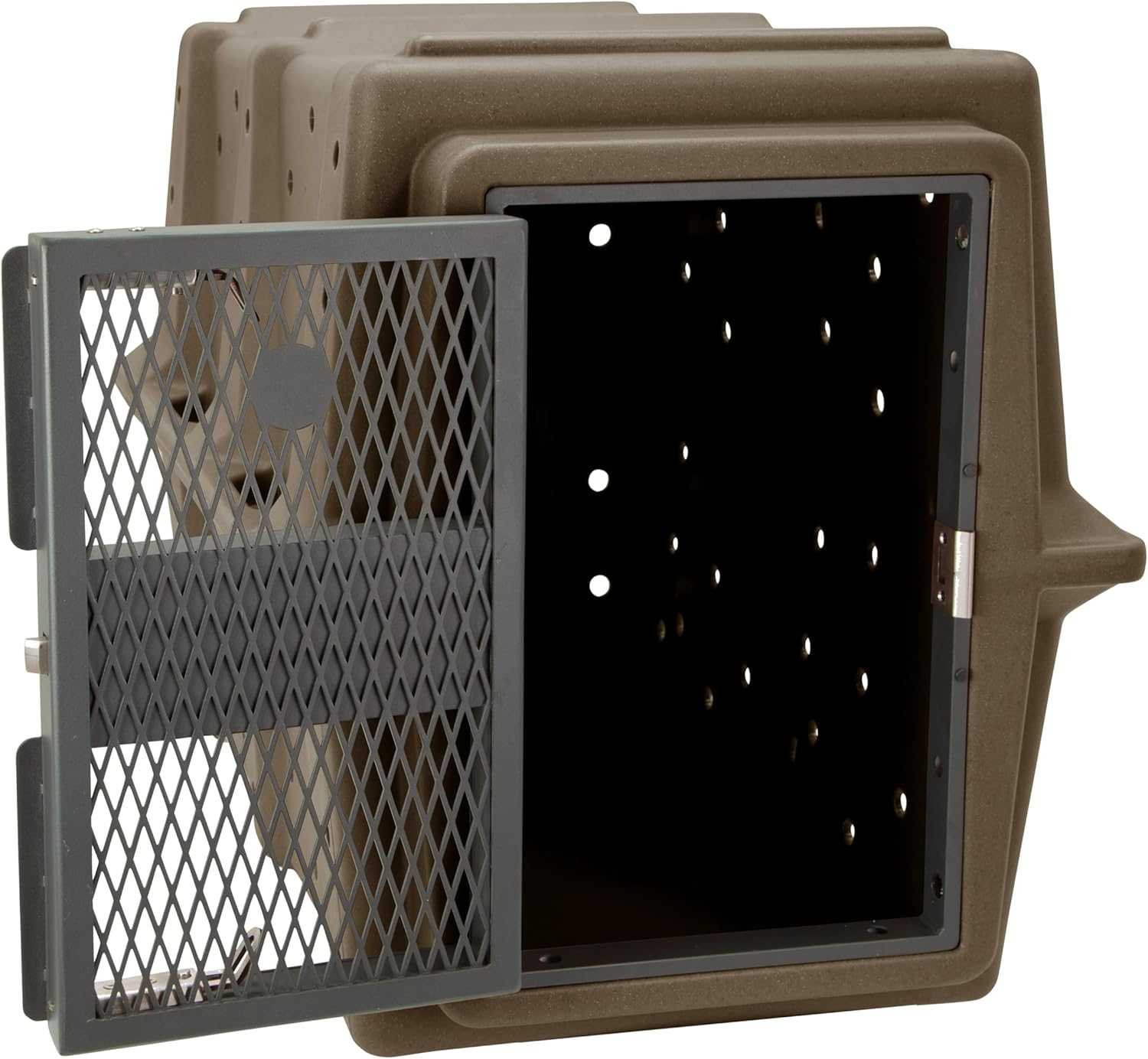 Dakota 283 Hero Dog Kennel with Dakota Guard Antimicrobial – Coyote Granite & Dark Granite