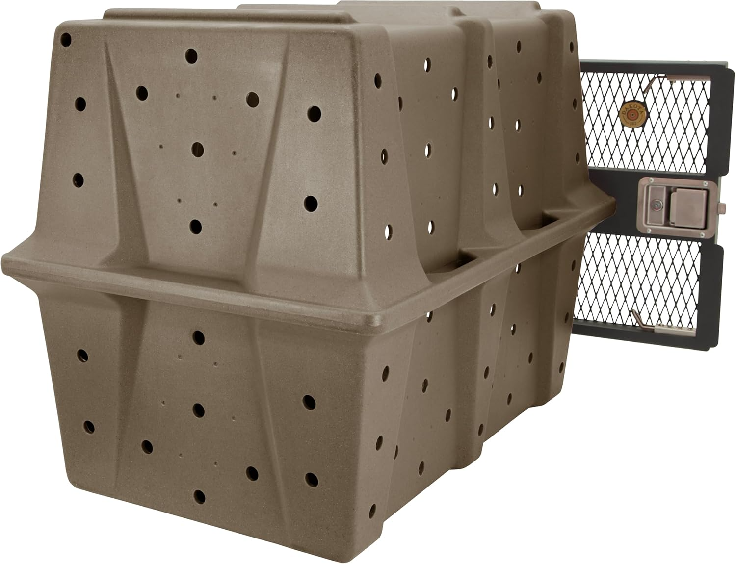 Dakota 283 Hero Dog Kennel with Dakota Guard Antimicrobial – Coyote Granite & Dark Granite