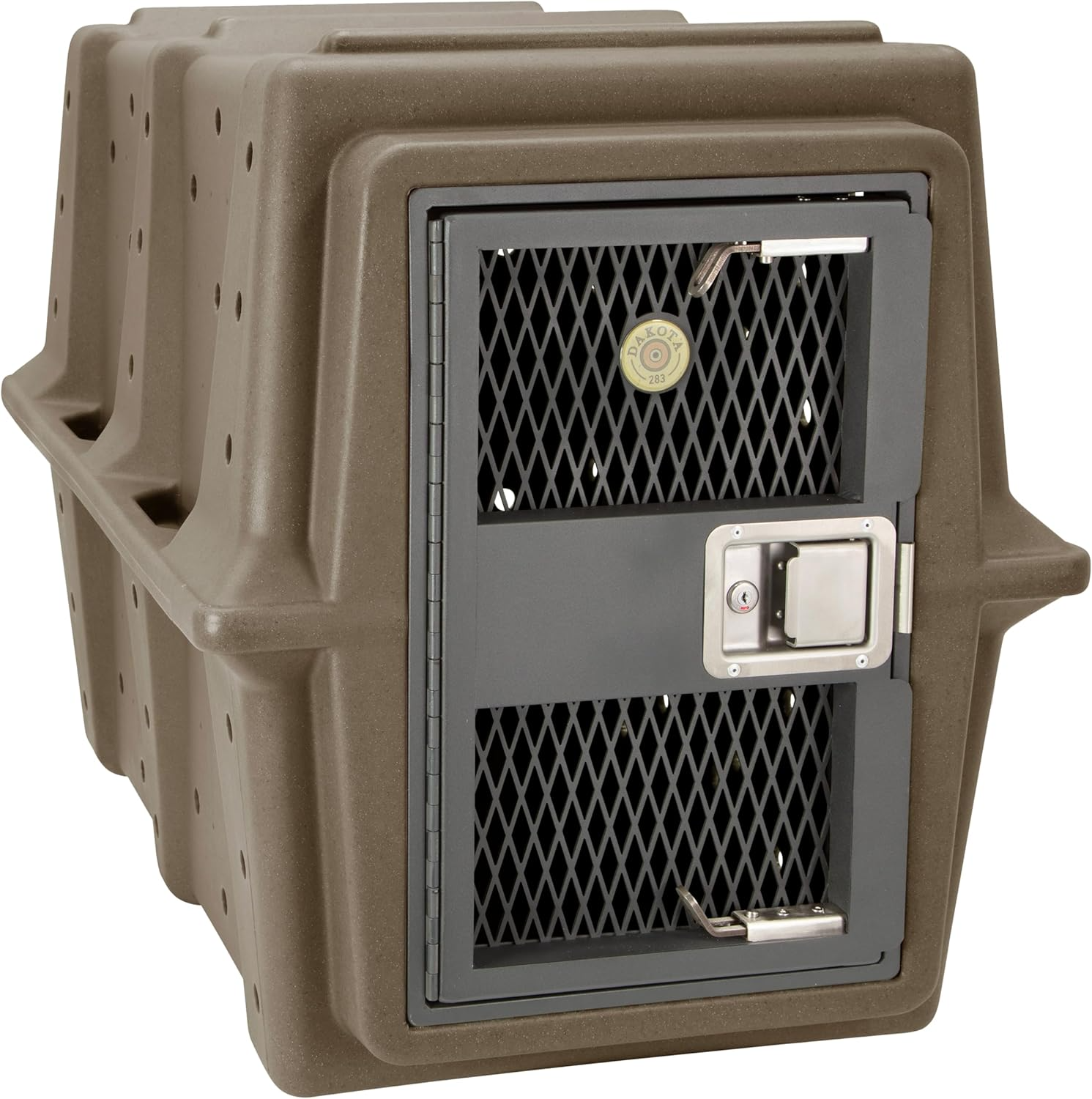 Dakota 283 Hero Dog Kennel – Coyote Granite & Dark Granite