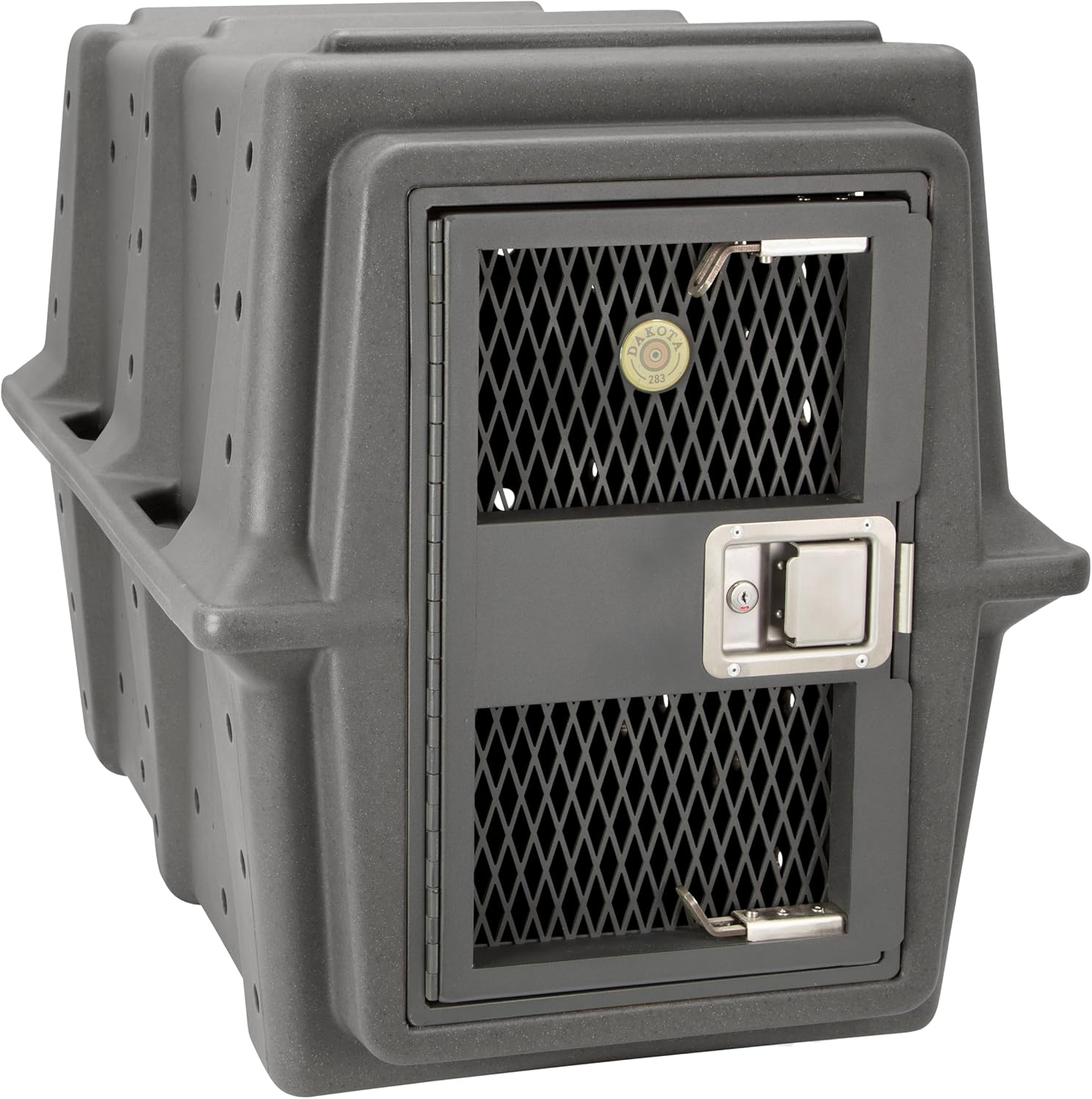 Dakota 283 Hero Dog Kennel – Coyote Granite & Dark Granite