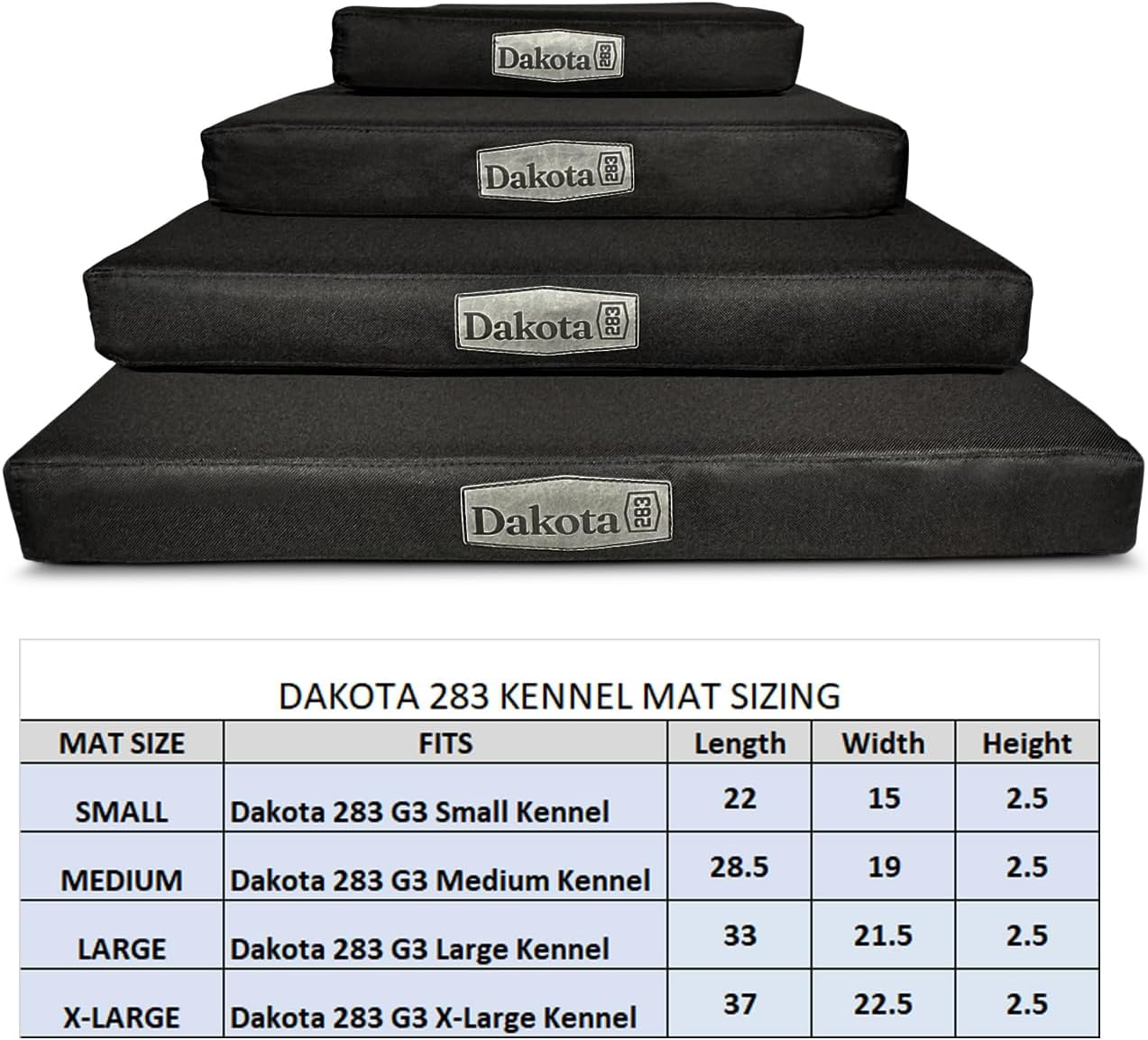 Dakota 283 G3 Kennel Mat – Small, Medium, Large & X-Large