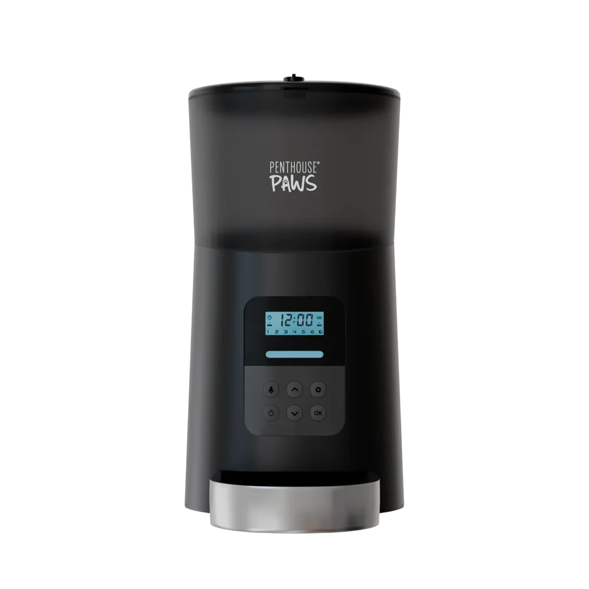 Automatic Cat Feeder – 6L Twist-Lock Food Storage with Programmable Meal Timer, Portion Control, Voice Recording & Backup Battery