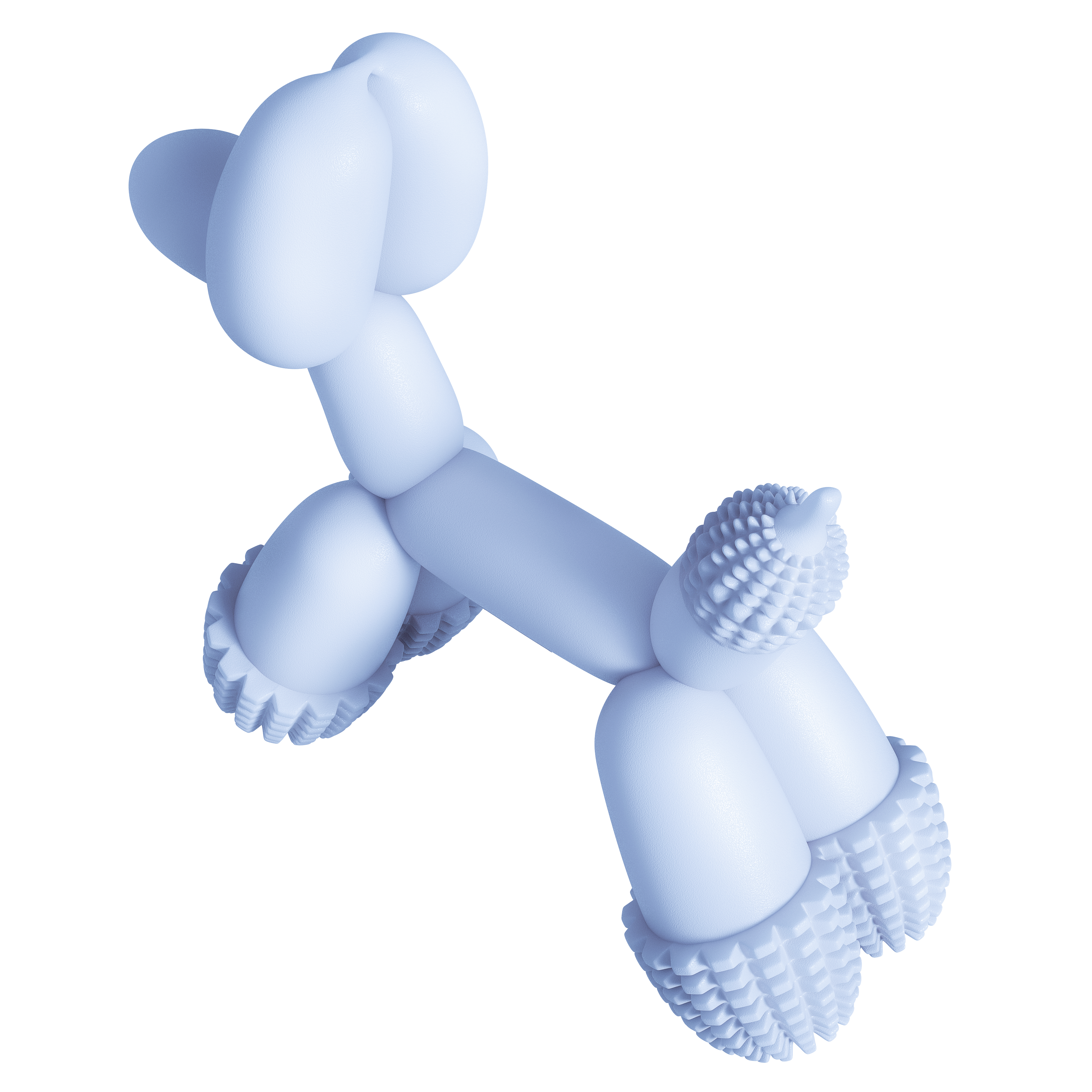 Balloon Dog Toy Blue