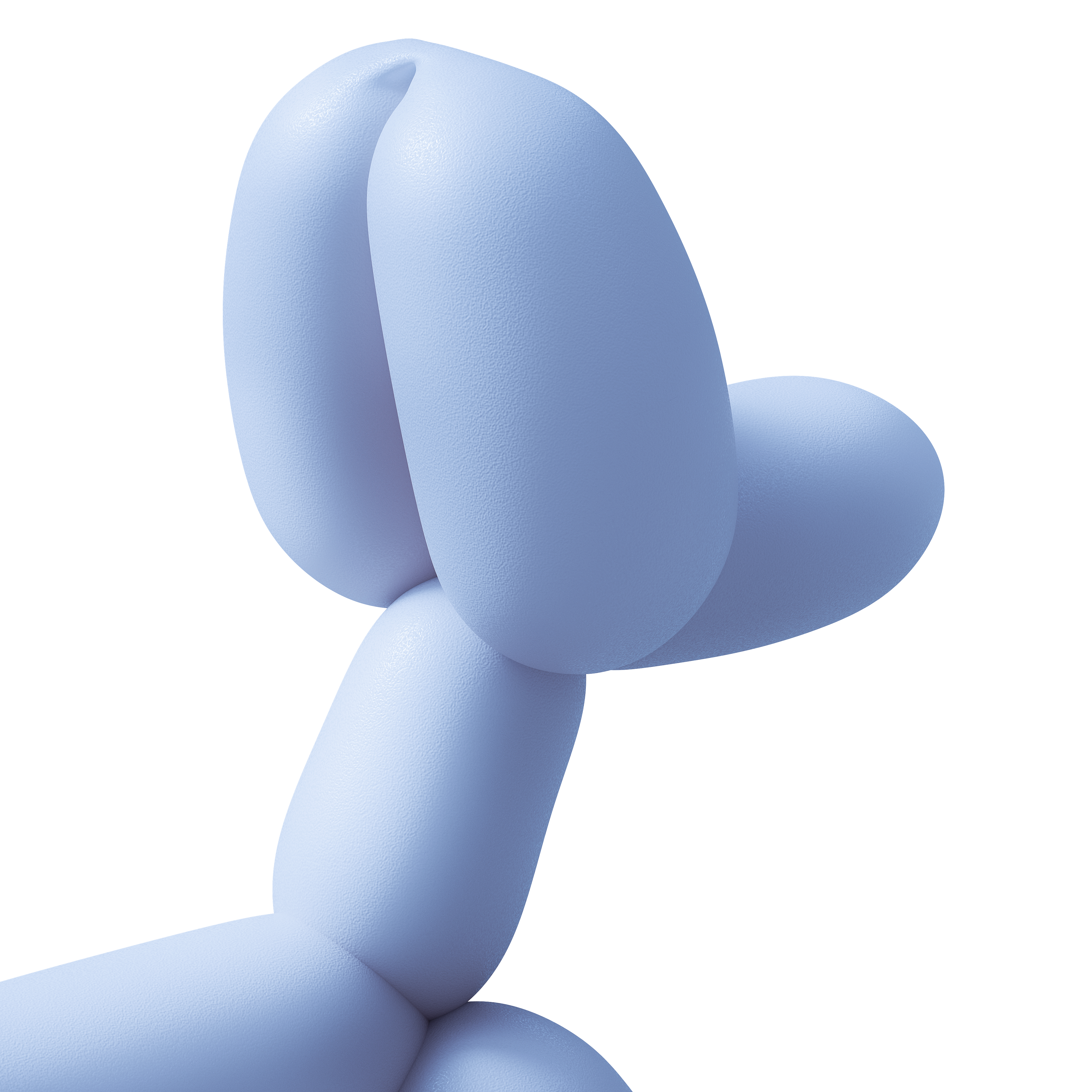 Balloon Dog Toy Blue