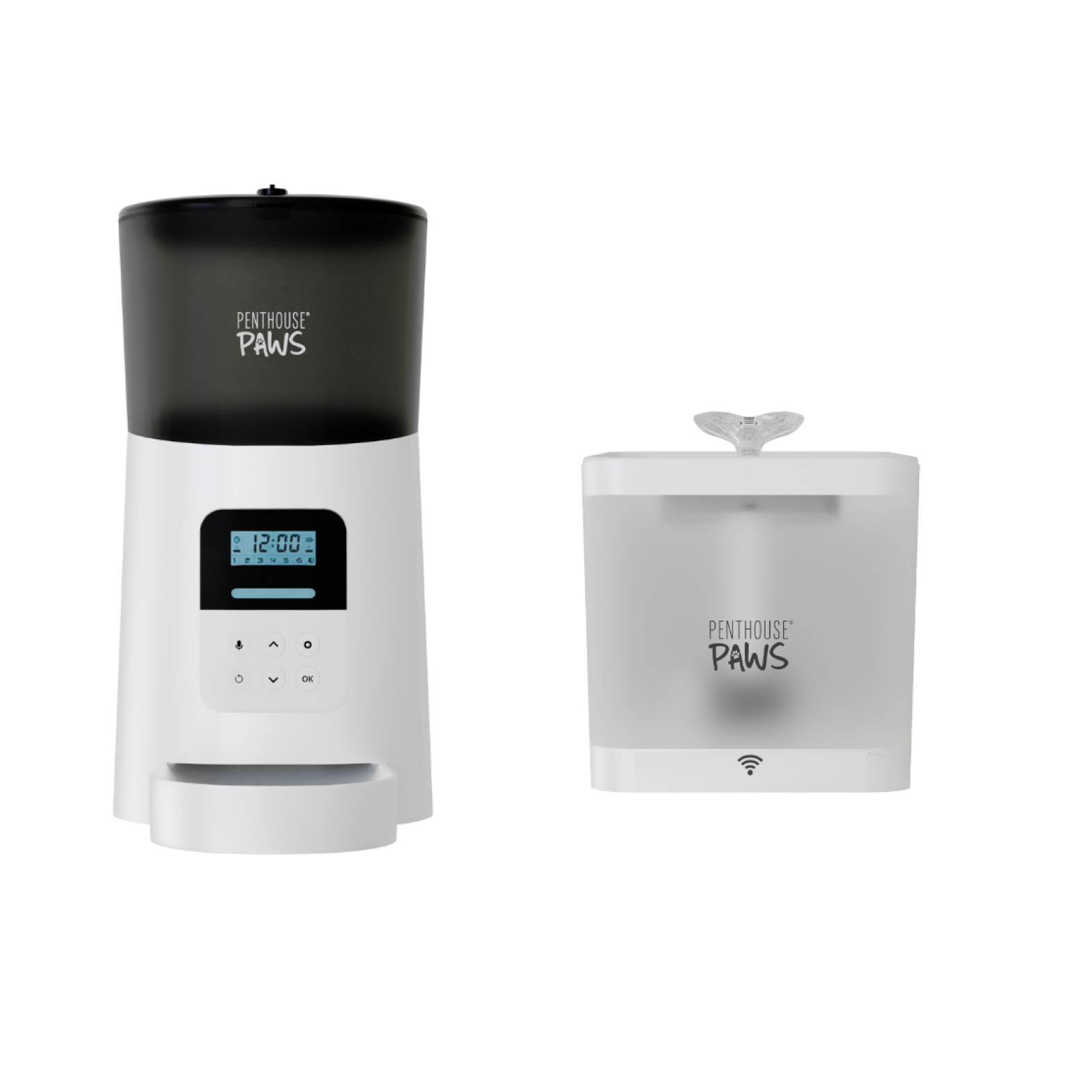 Automatic Cat Feeder & Smart Water Fountain – 6L Programmable Pet Feeder with Portion Control, Voice Recording & Twist-Lock Storage + 2.2L App-Controlled BPA-Free Water Dispenser with 5-Level Filtration