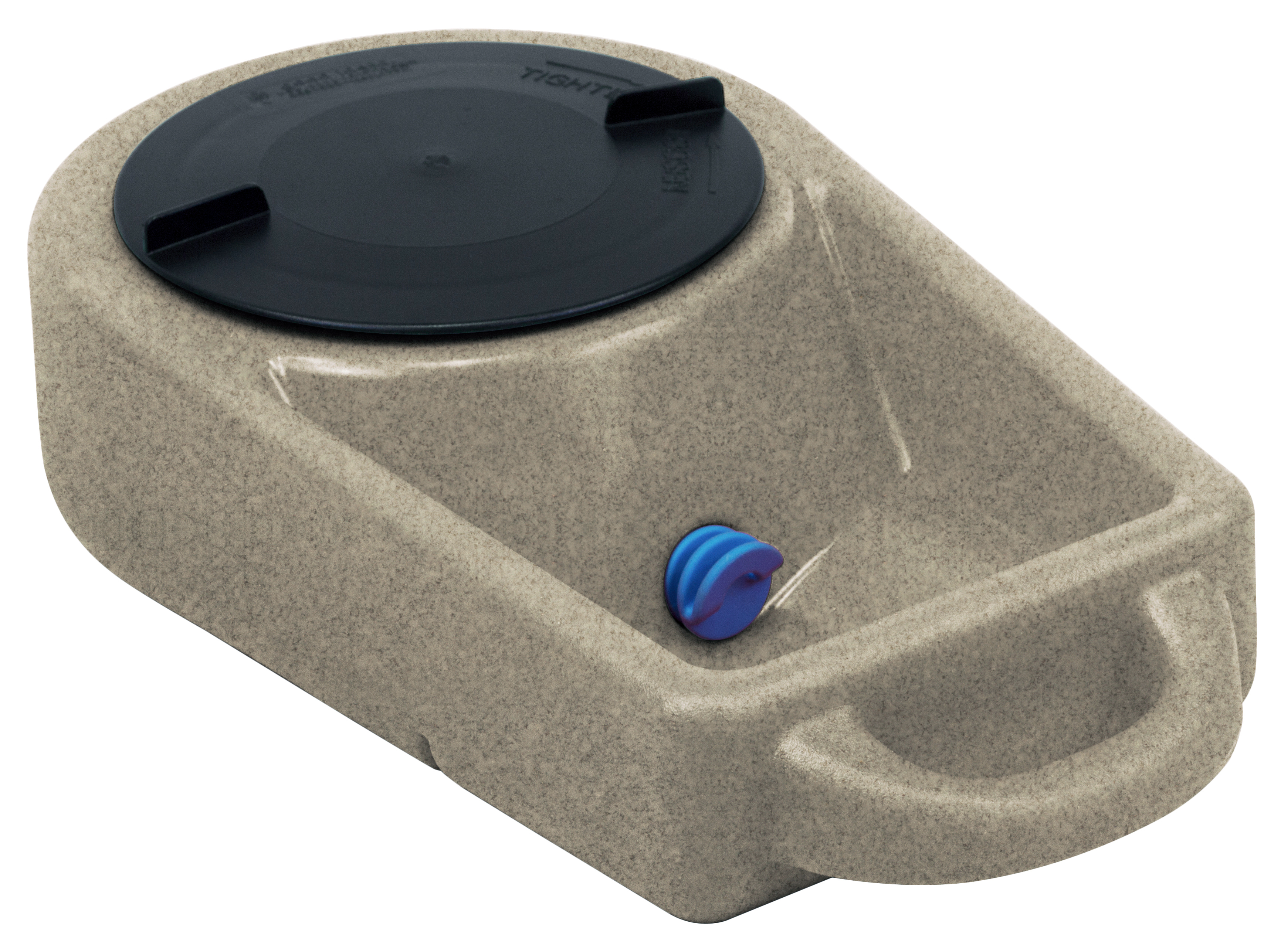 Dakota 283 Dine N Dash Pet Feeding System – Coyote Granite, 2.5-Gallon Water & 8-Cup Dry Food Portable Container, Weatherproof & Crush-Resistant