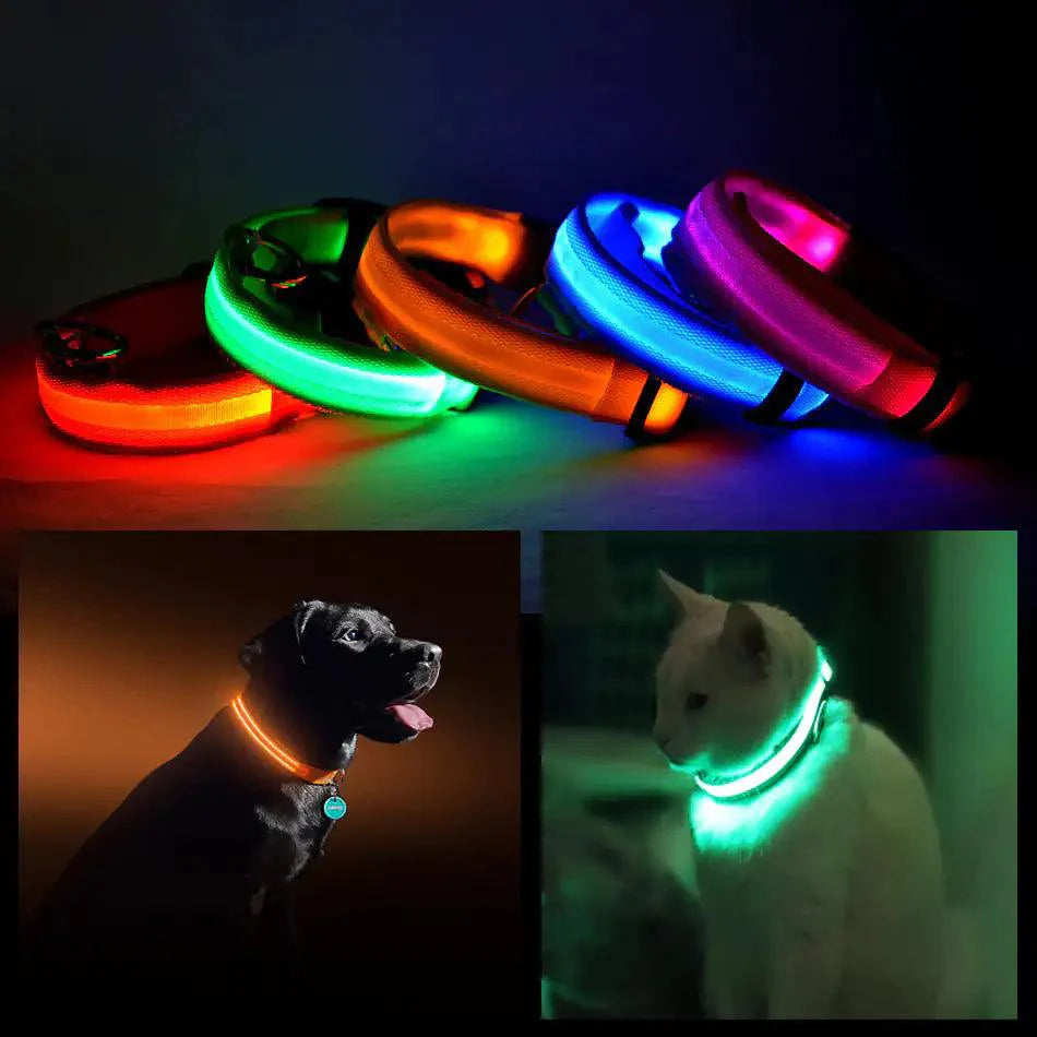 GlowGuard LED Pet Collar