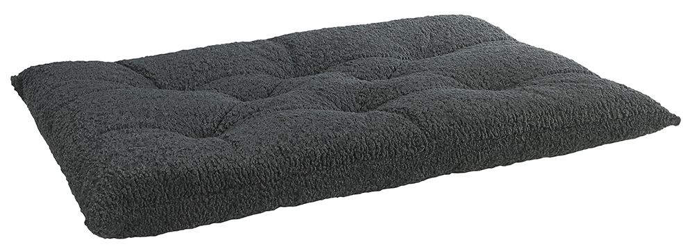 Tufted Dog Bed Cushion – Pink Champagne Upholstery-Grade Fabric, High-Memory Fiber Fill, Machine Washable, Fits Donut Bed or Crate